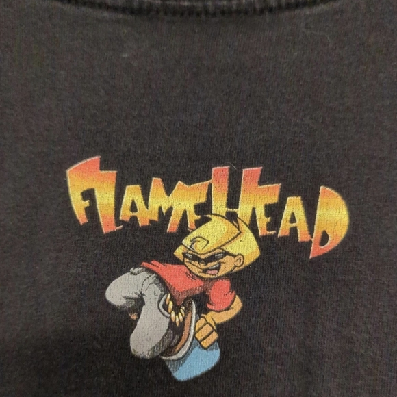 SALE Size. M JNCO brand flame head tee great condition skater guy 17in pit2pit - Picture 4 of 4